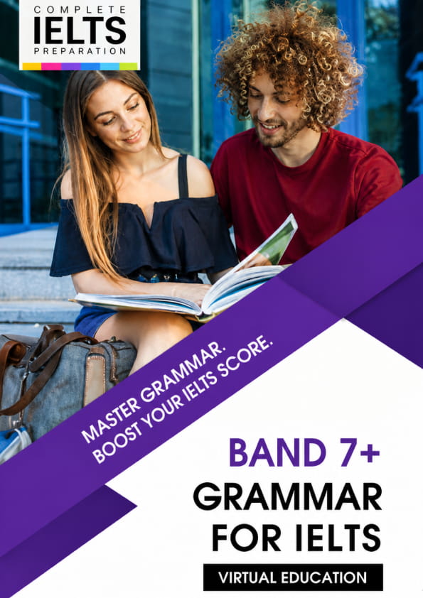 Band 7+ Grammar for IELTS speaking and writing image