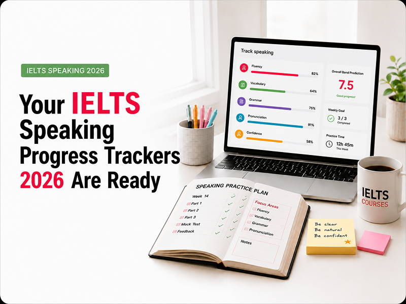 Your IELTS Speaking Progress Trackers 2026 Are Ready